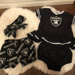 Baby girl Raiders outfit